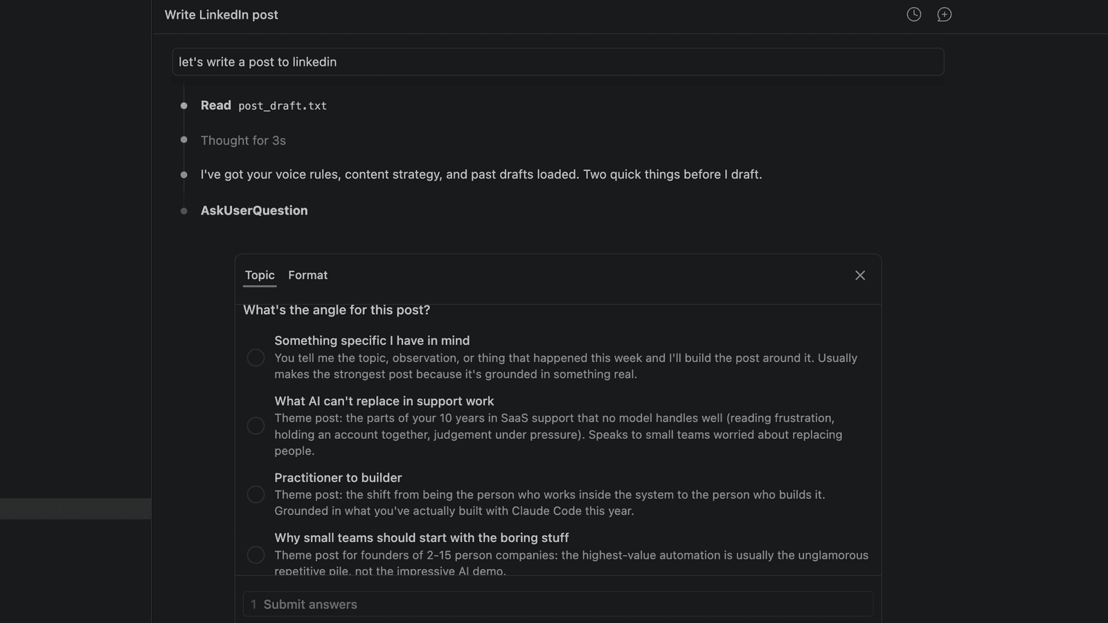 LinkedIn AI Automation